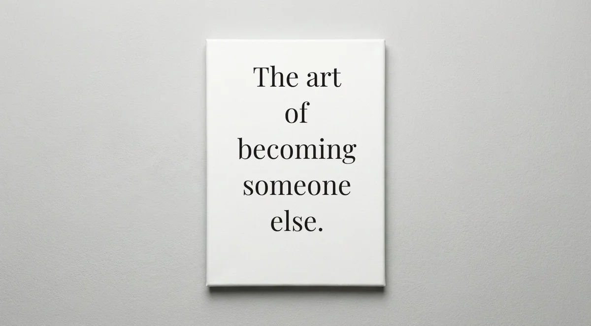 Actress quote wall art - canvas print