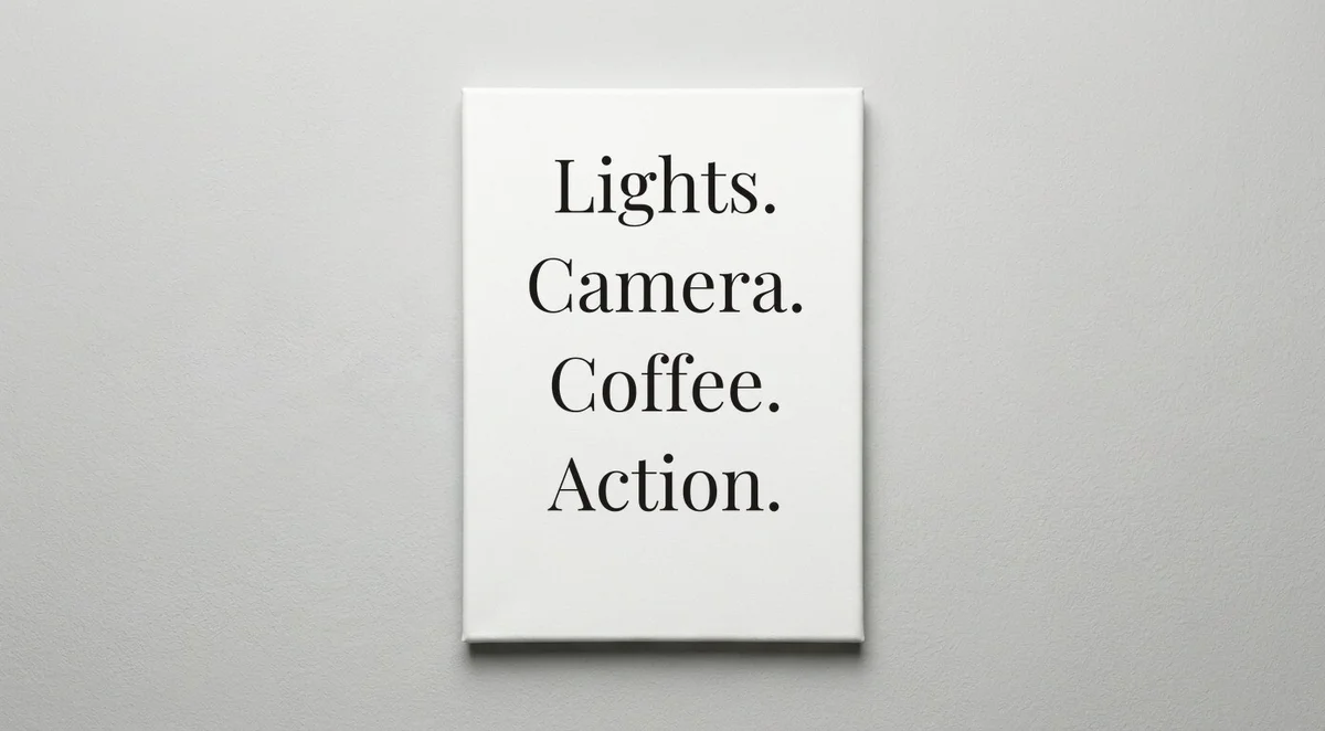 Actress quote wall art - canvas print