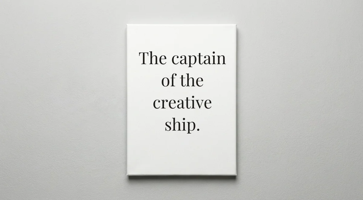 Director quote wall art - canvas print