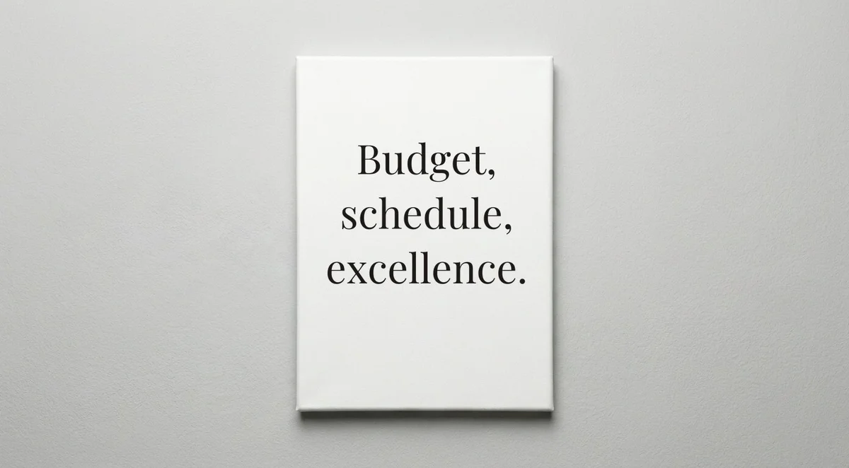 Producer quote wall art - canvas print