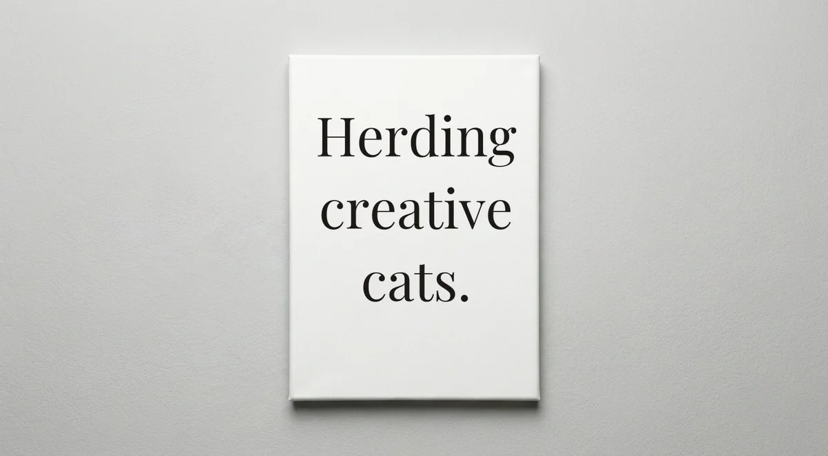 Producer quote wall art - canvas print