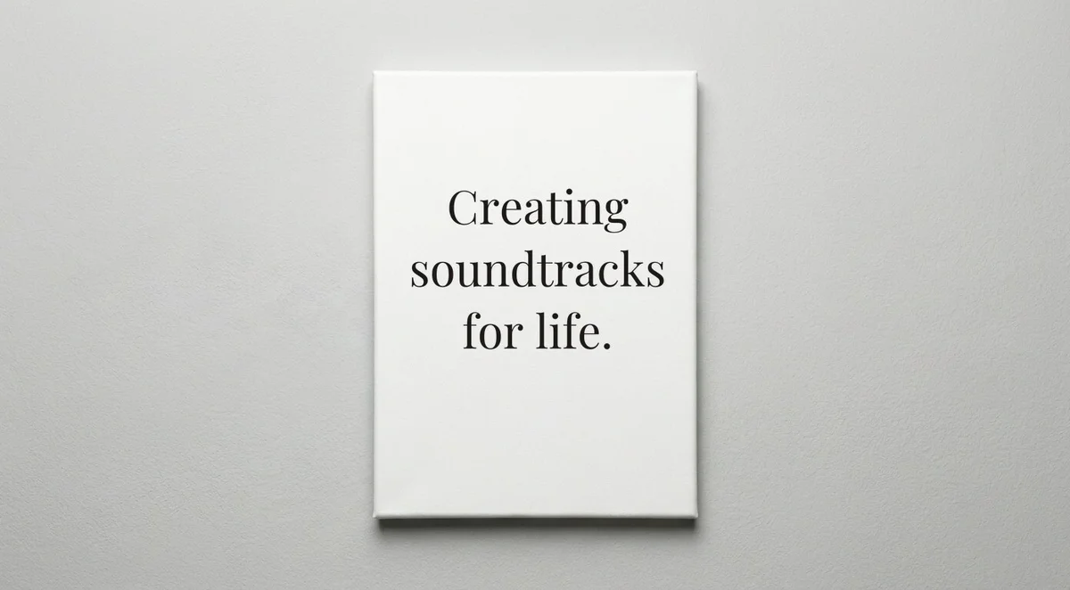 Musician quote wall art - canvas print