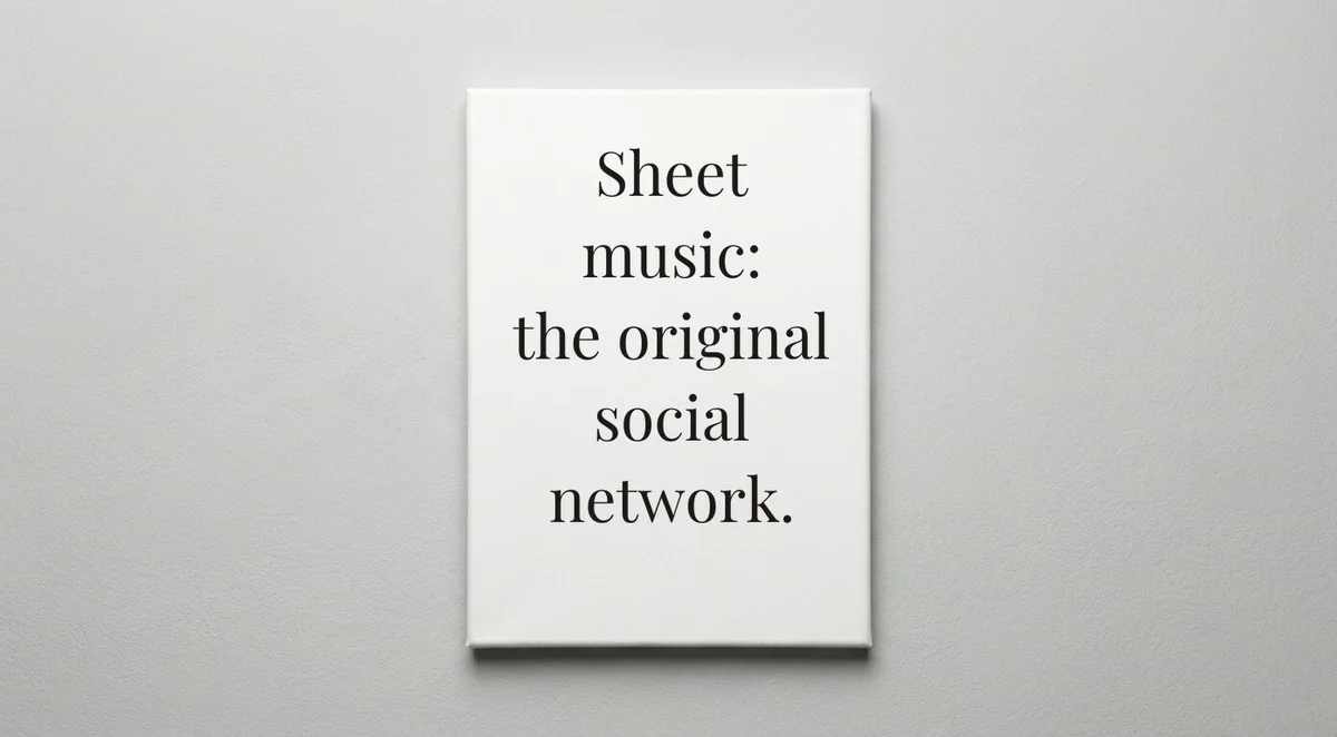 Musician quote wall art - canvas print
