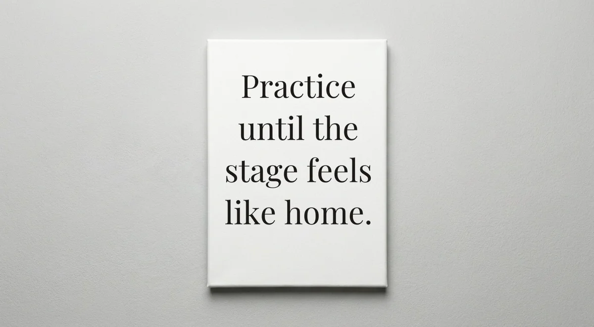 Musician quote wall art - canvas print