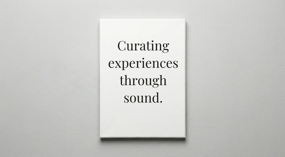 DJ quote wall art - canvas print