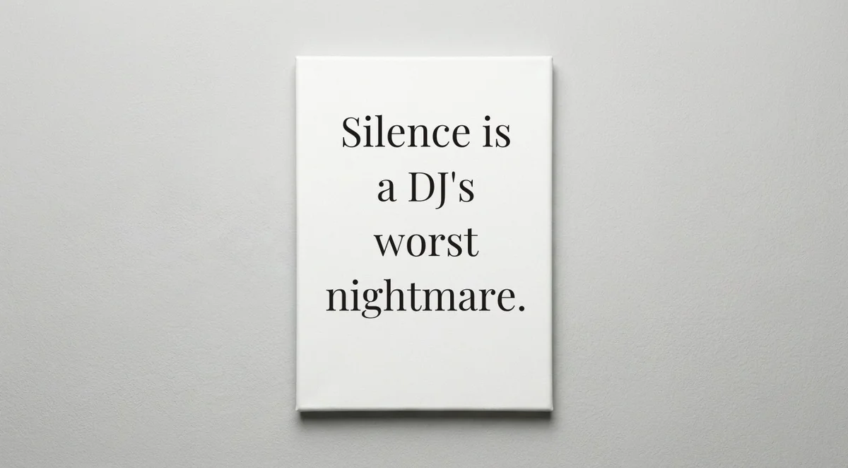 DJ quote wall art - canvas print