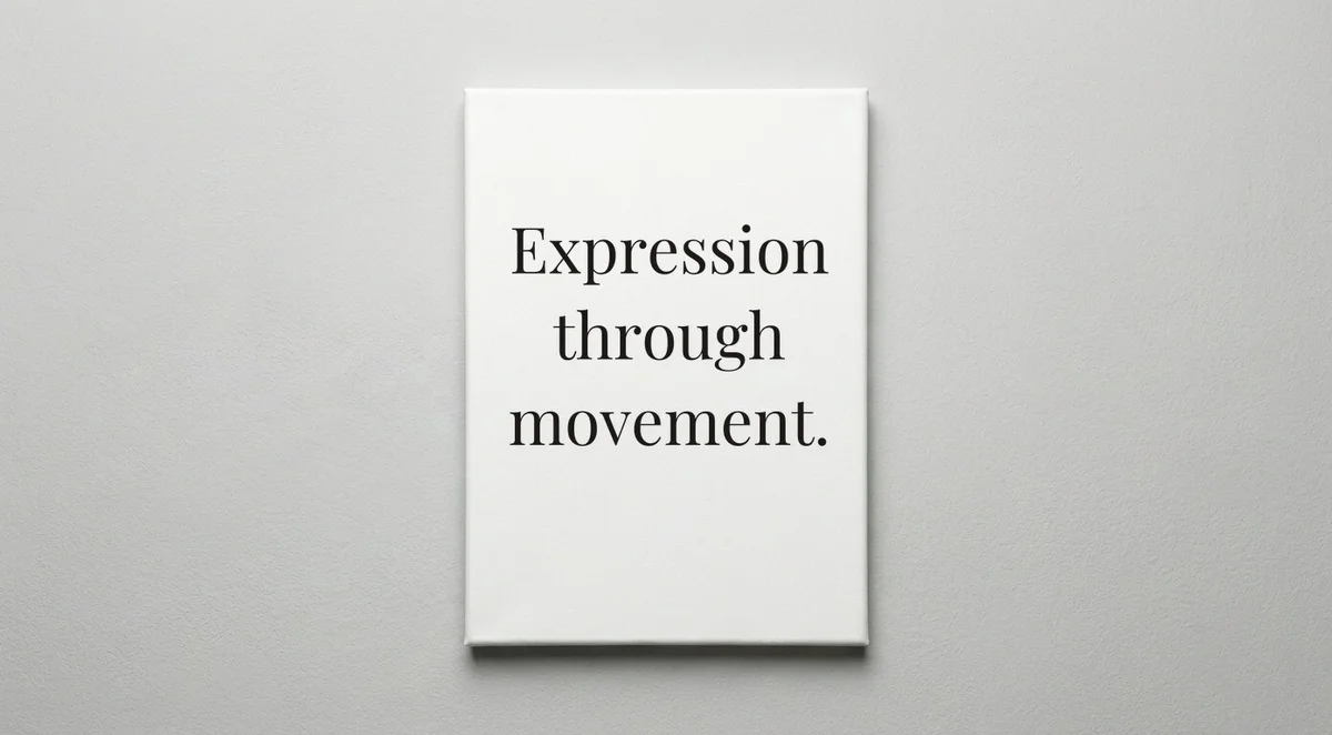 Dancer quote wall art - canvas print