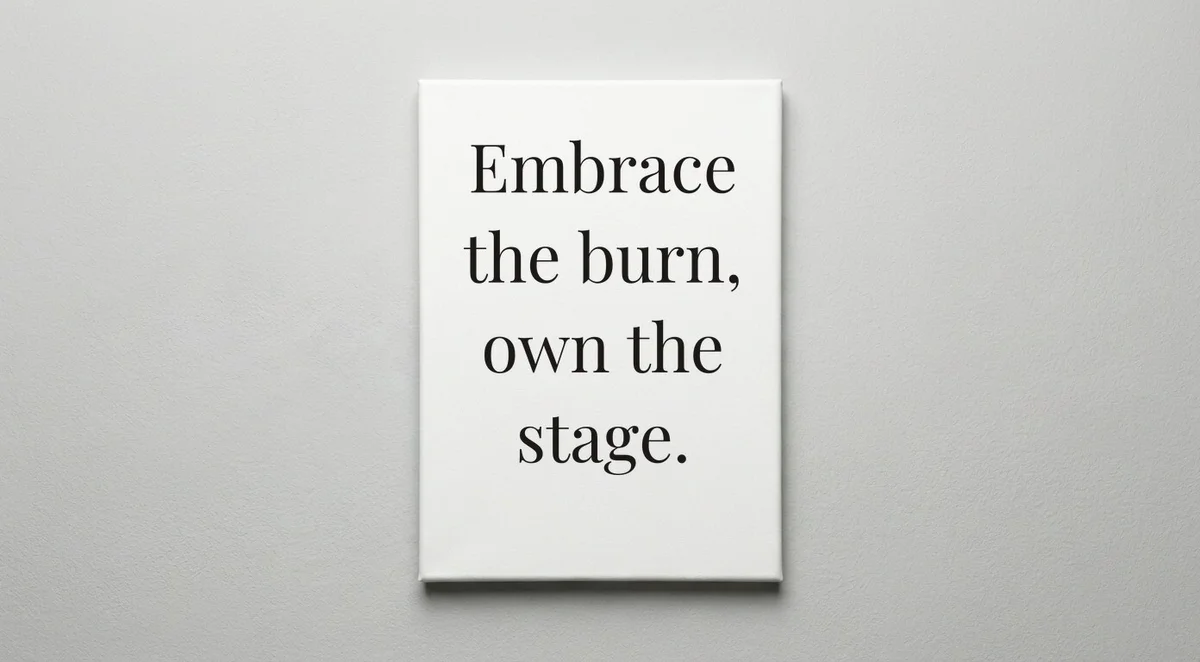 Dancer quote wall art - canvas print