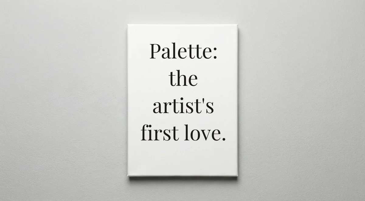 Artist quote wall art - canvas print