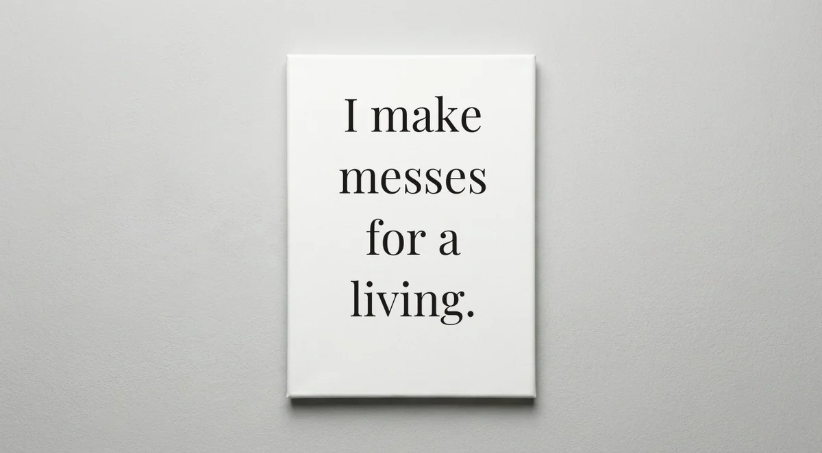 Painter (Artist) quote wall art - canvas print