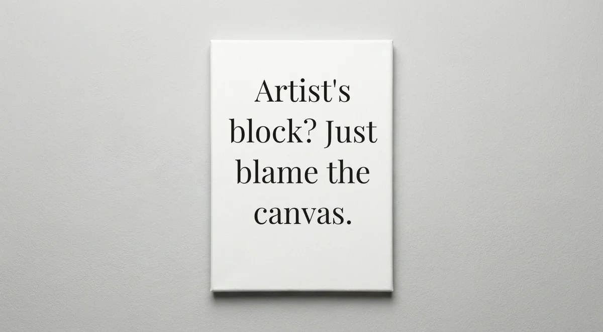 Painter (Artist) quote wall art - canvas print