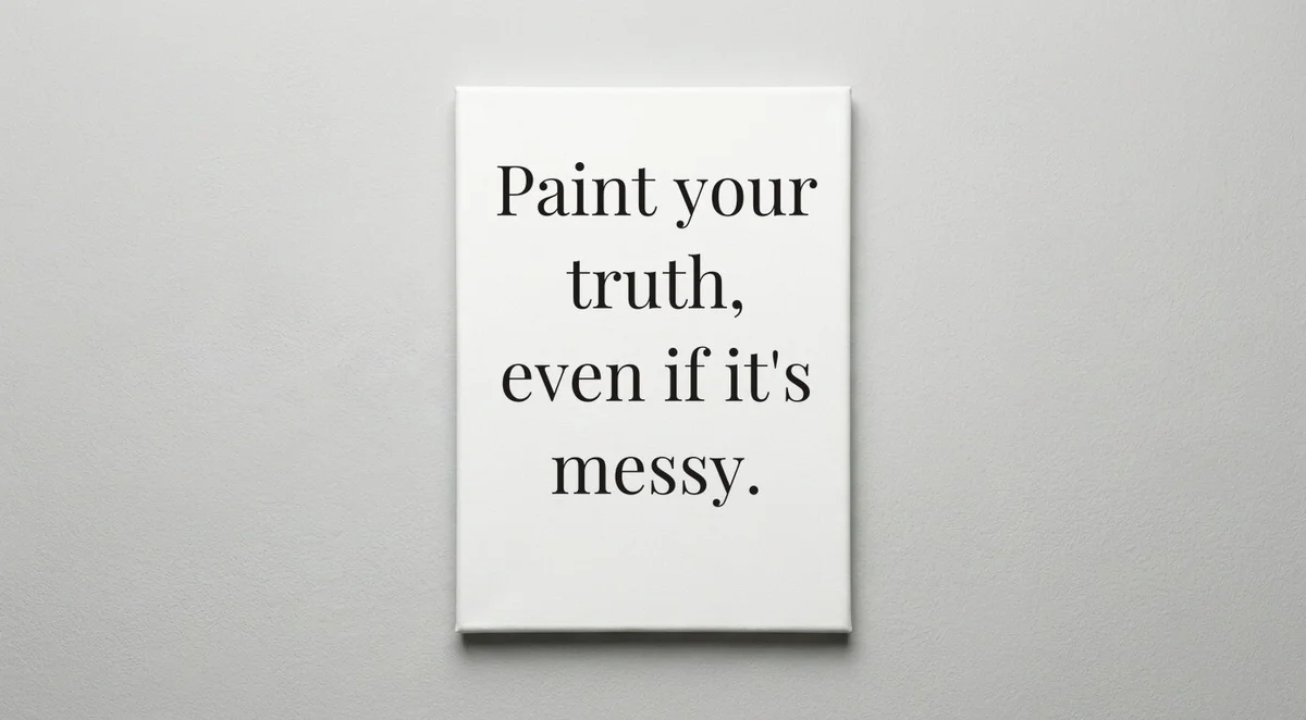 Painter (Artist) quote wall art - canvas print