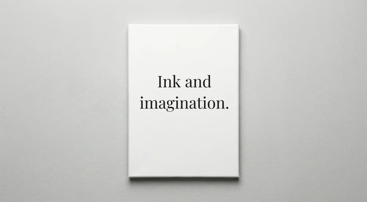 Illustrator quote wall art - canvas print