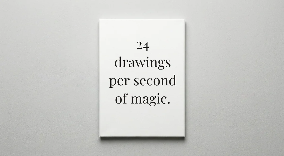 Animator quote wall art - canvas print