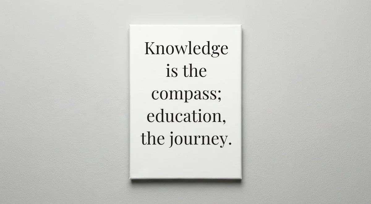 Professor quote wall art - canvas print