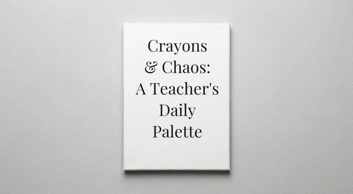 Preschool Teacher quote wall art - canvas print