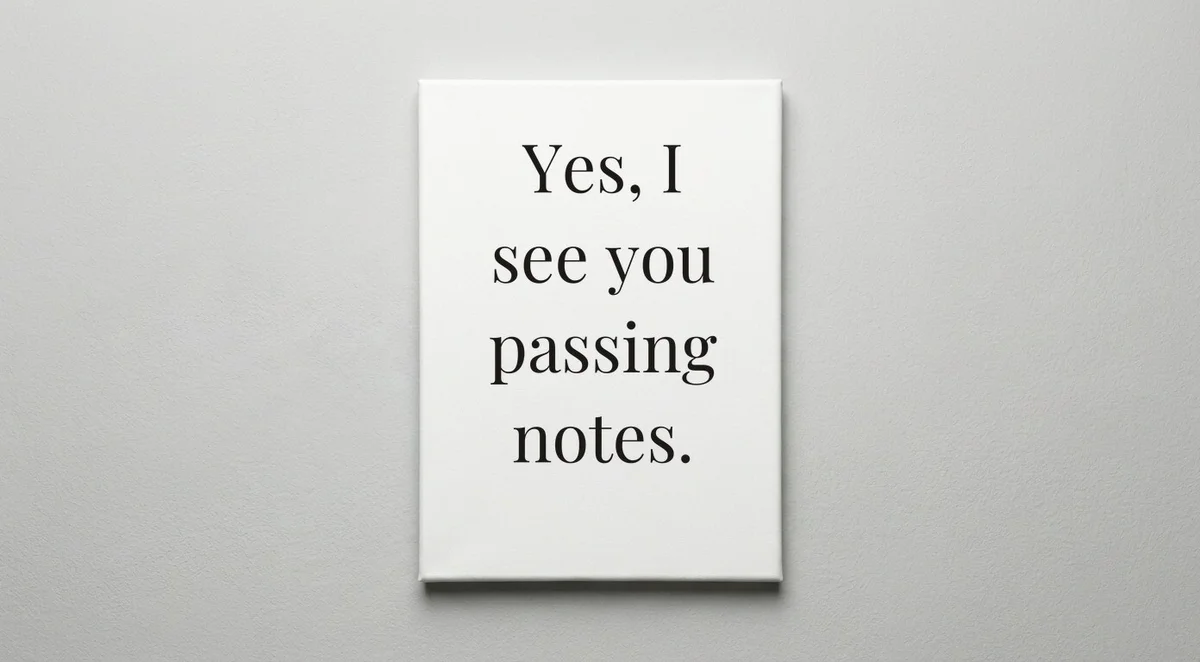 Middle School Teacher quote wall art - canvas print