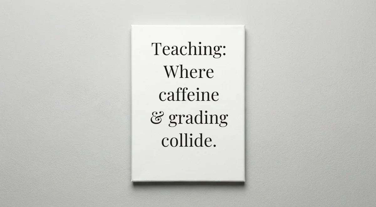 High School Teacher quote wall art - canvas print