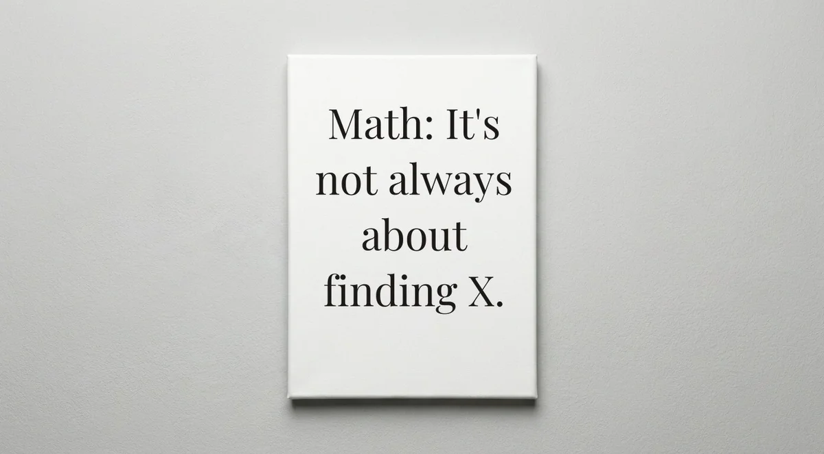 Math Teacher quote wall art - canvas print