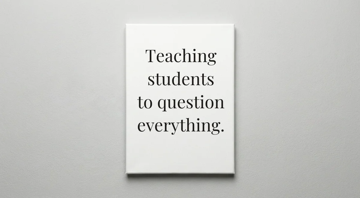 Science Teacher quote wall art - canvas print
