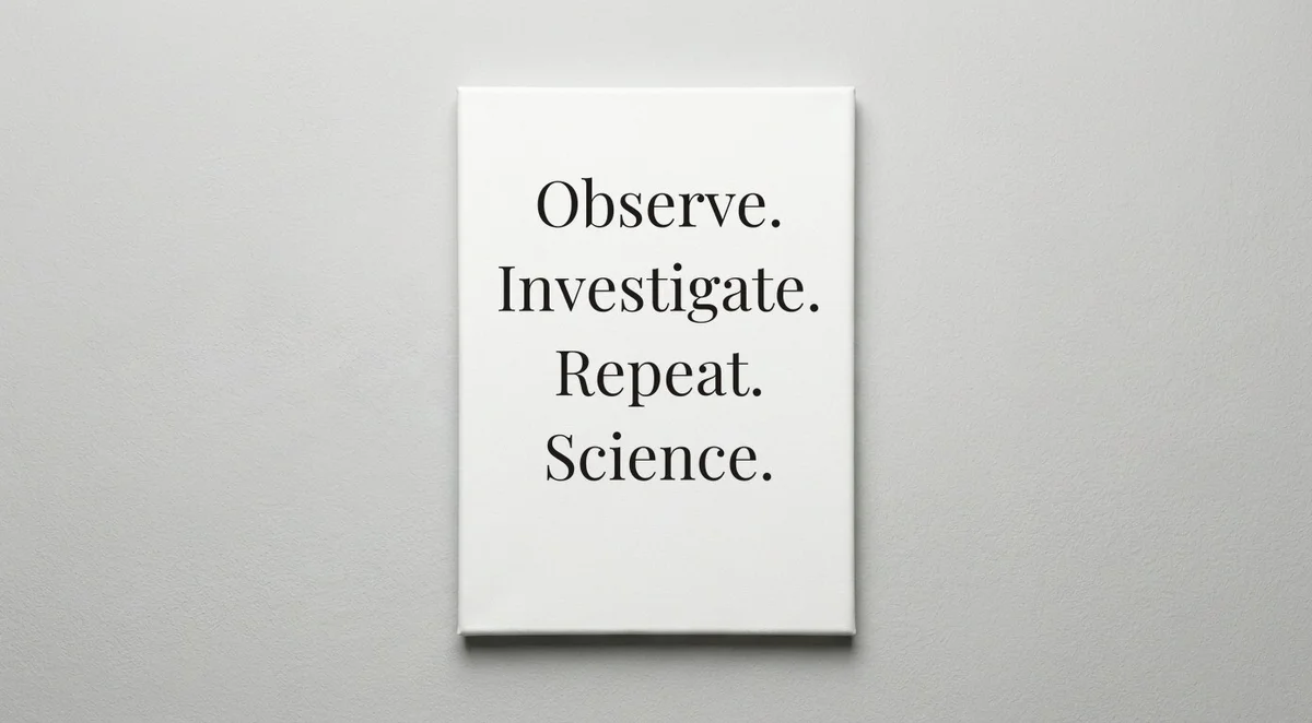 Science Teacher quote wall art - canvas print