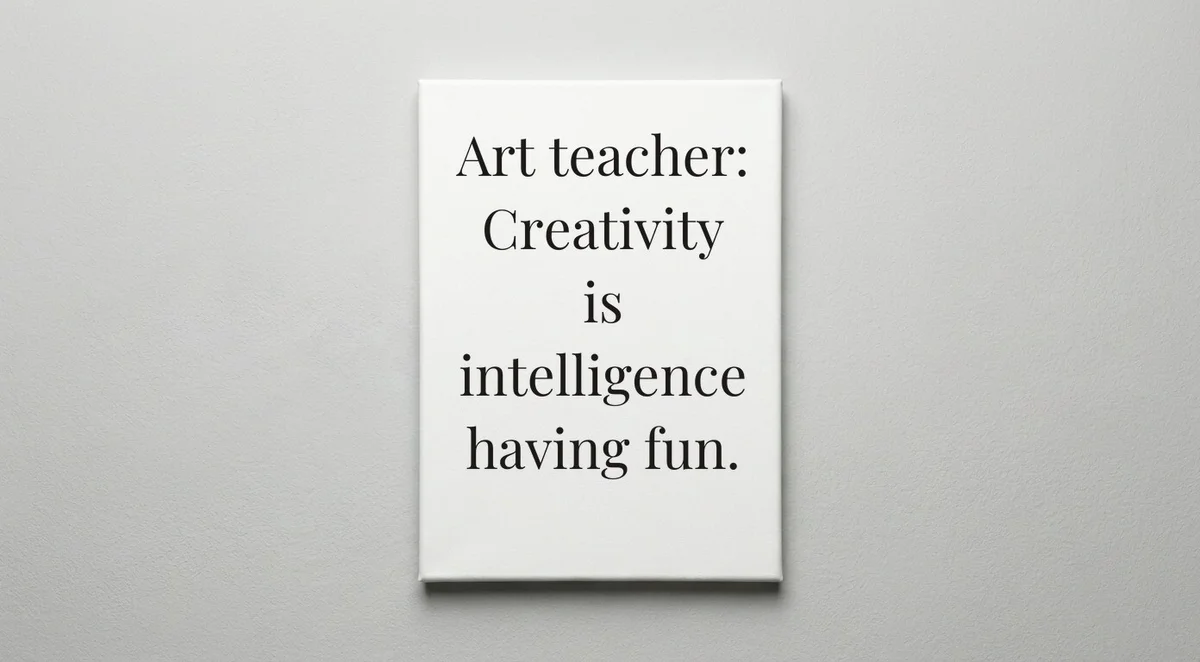 Art Teacher quote wall art - canvas print
