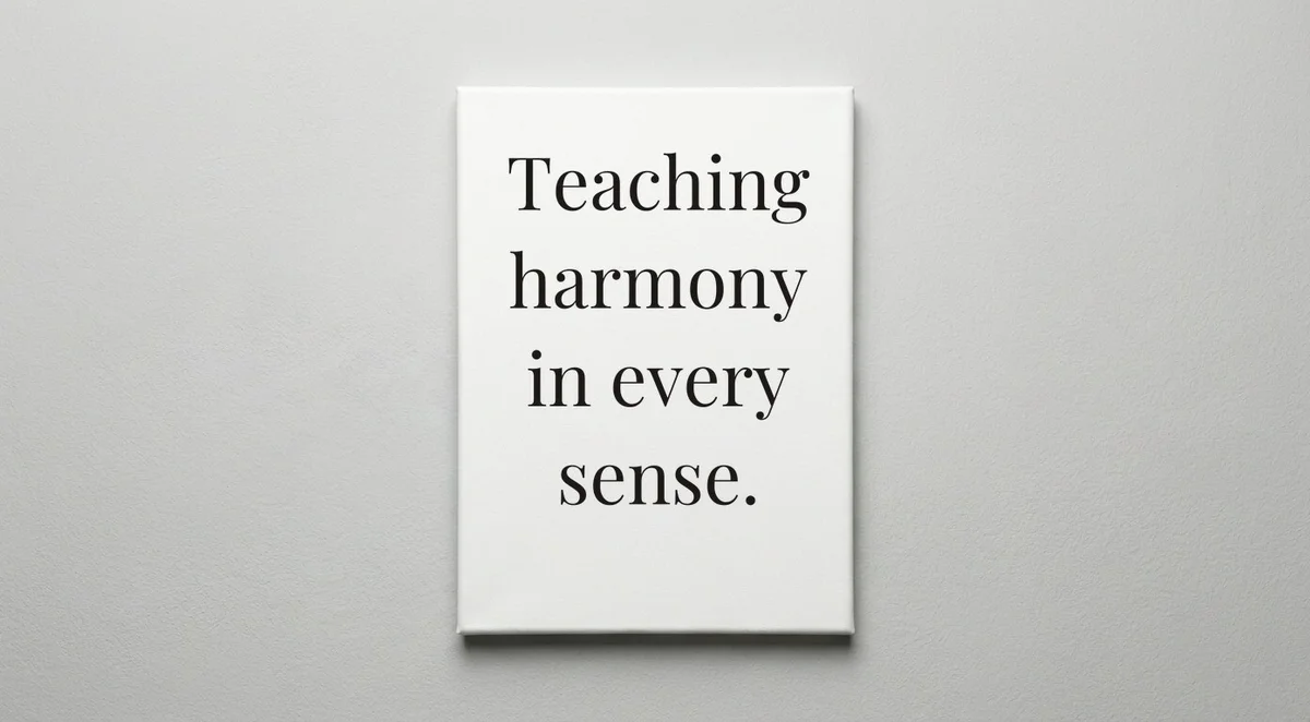 Music Teacher quote wall art - canvas print