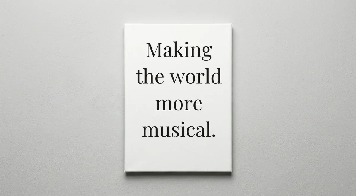 Music Teacher quote wall art - canvas print