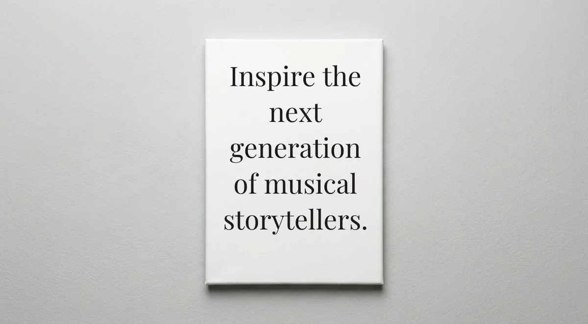 Music Teacher quote wall art - canvas print