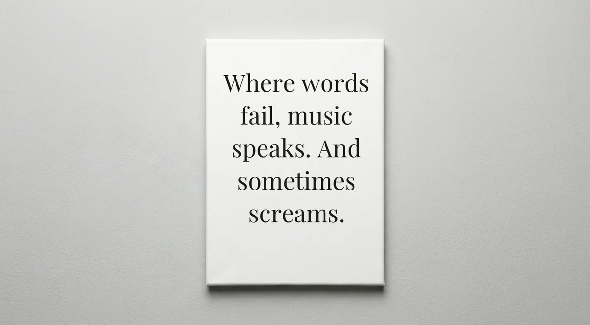 Music Teacher quote wall art - canvas print