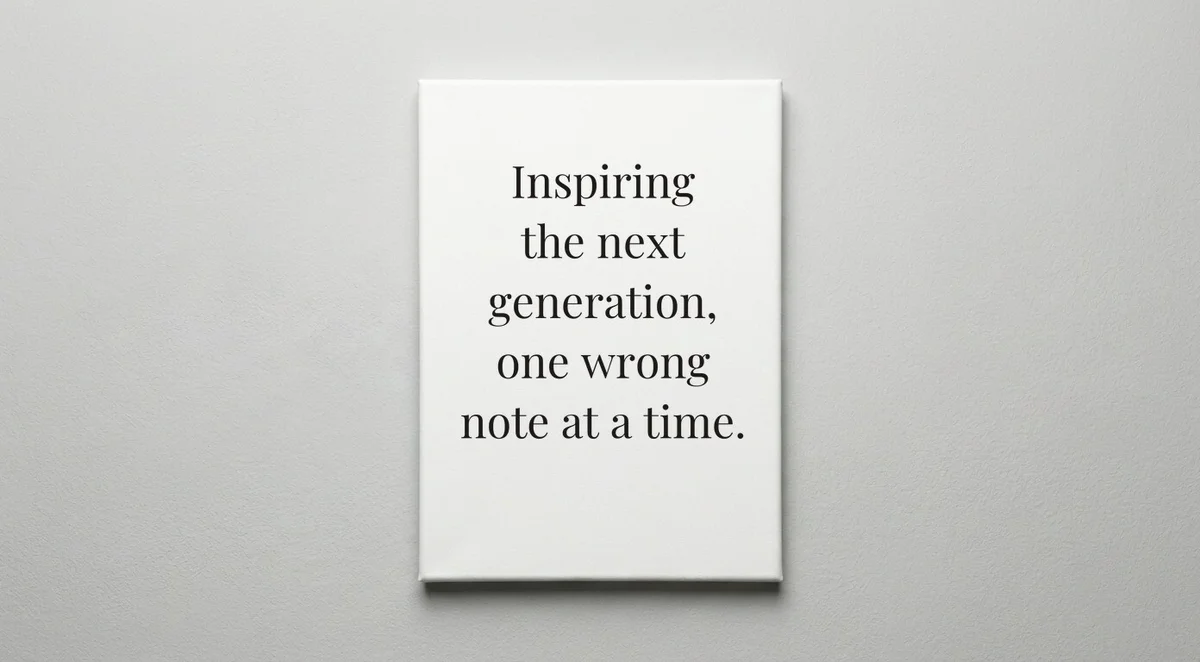 Music Teacher quote wall art - canvas print