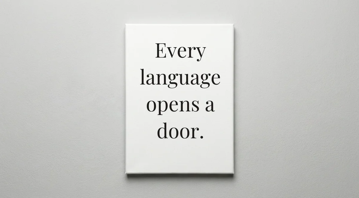 ESL Teacher quote wall art - canvas print