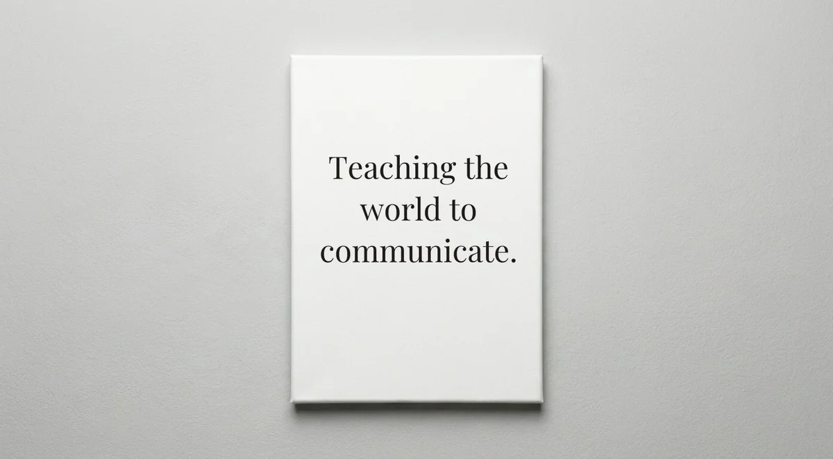 ESL Teacher quote wall art - canvas print