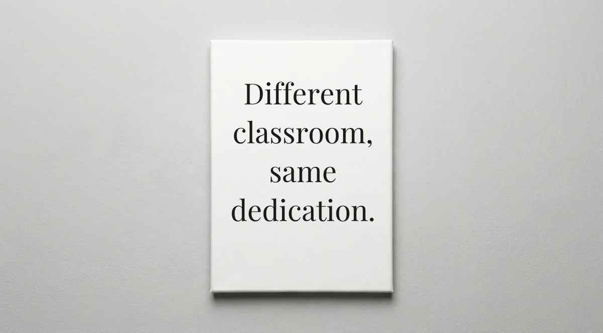 Substitute Teacher quote wall art - canvas print