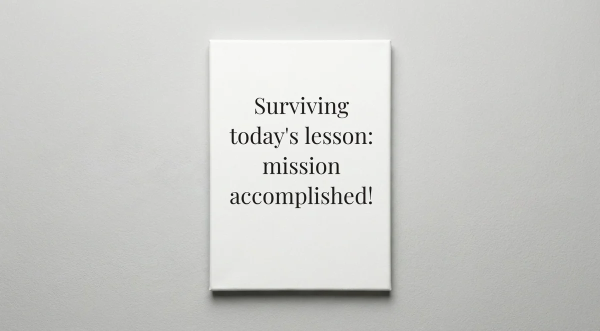 Substitute Teacher quote wall art - canvas print