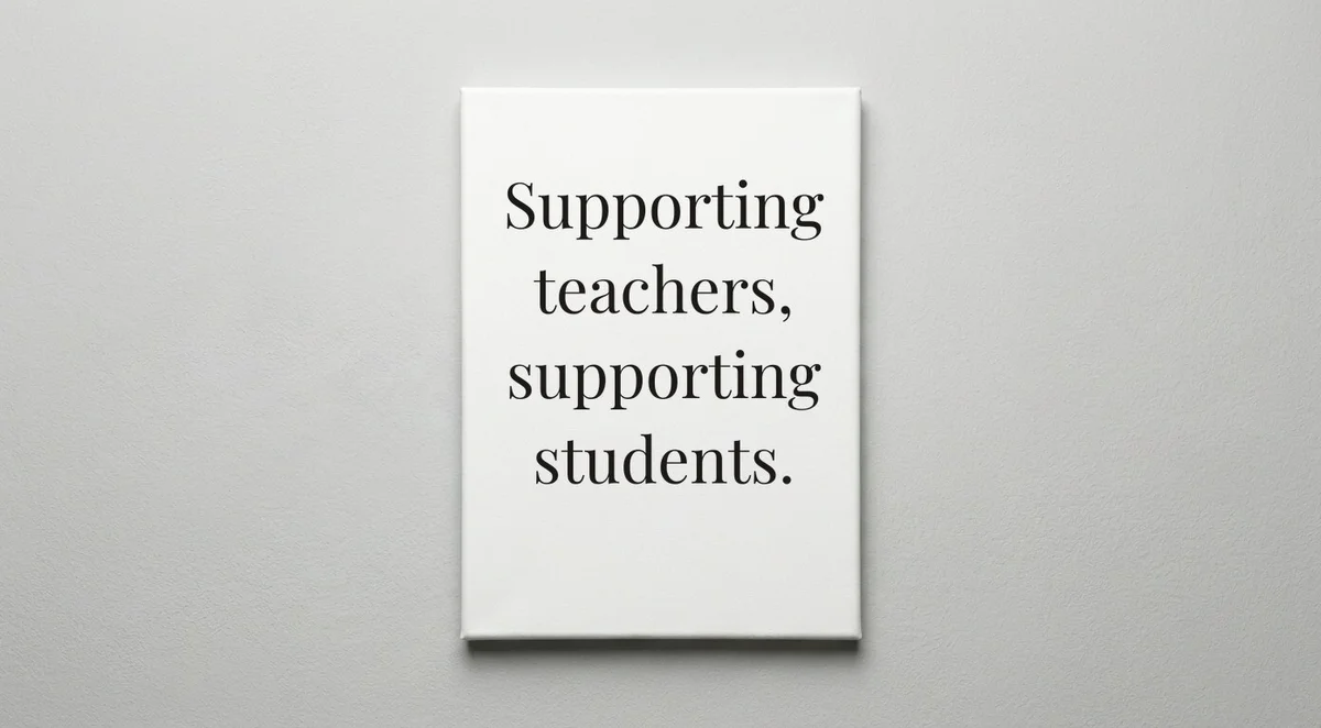 Teaching Assistant quote wall art - canvas print