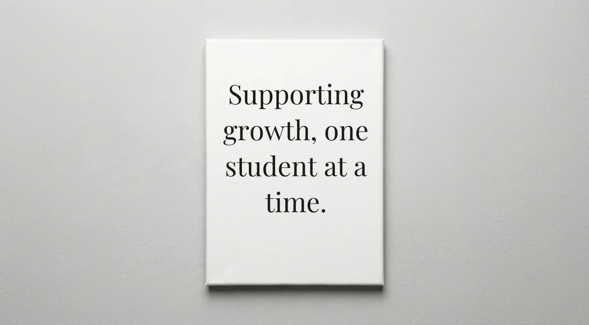 Teaching Assistant quote wall art - canvas print