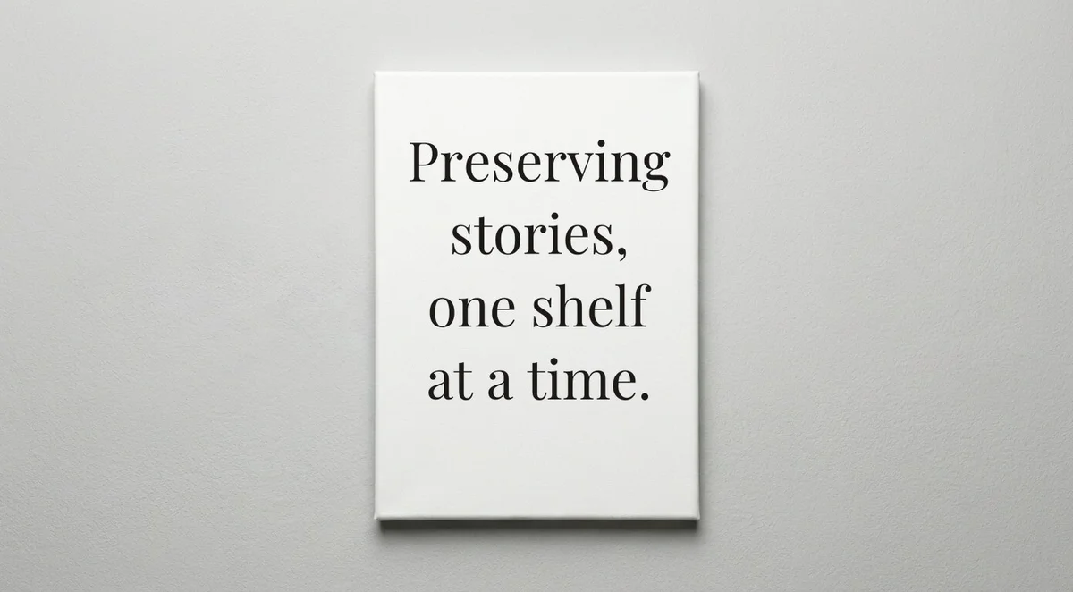 Librarian quote wall art - canvas print