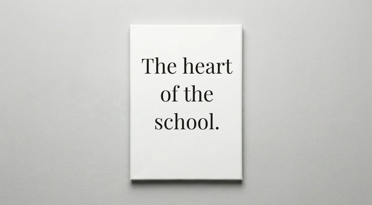 School Librarian quote wall art - canvas print
