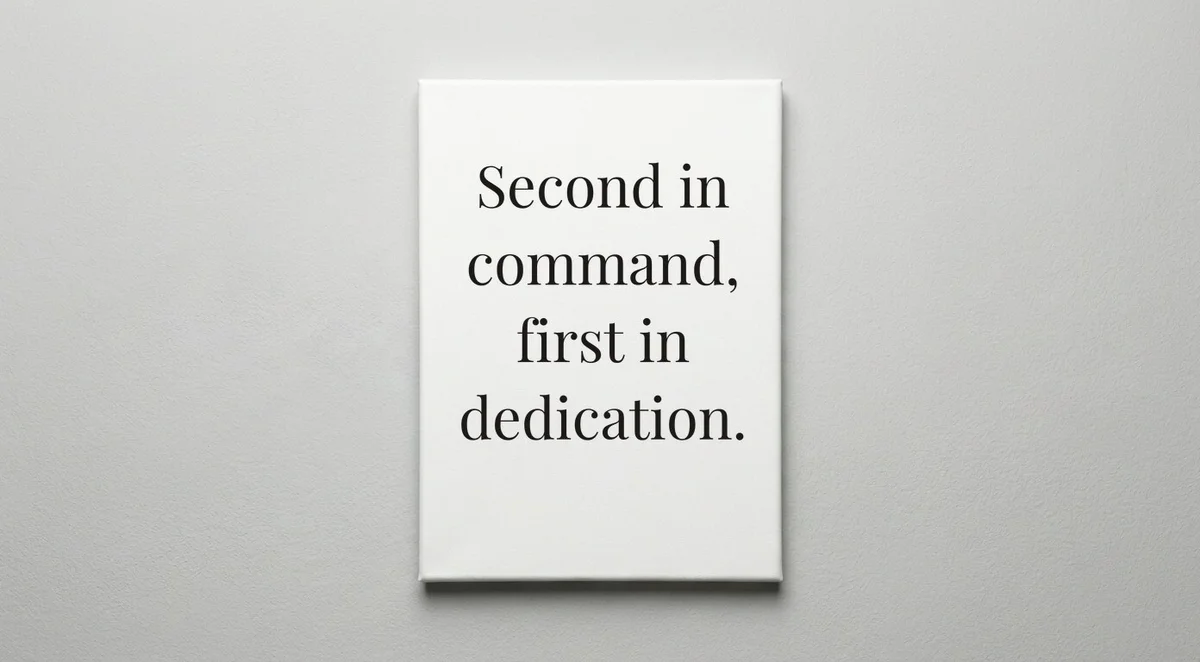 Vice Principal quote wall art - canvas print