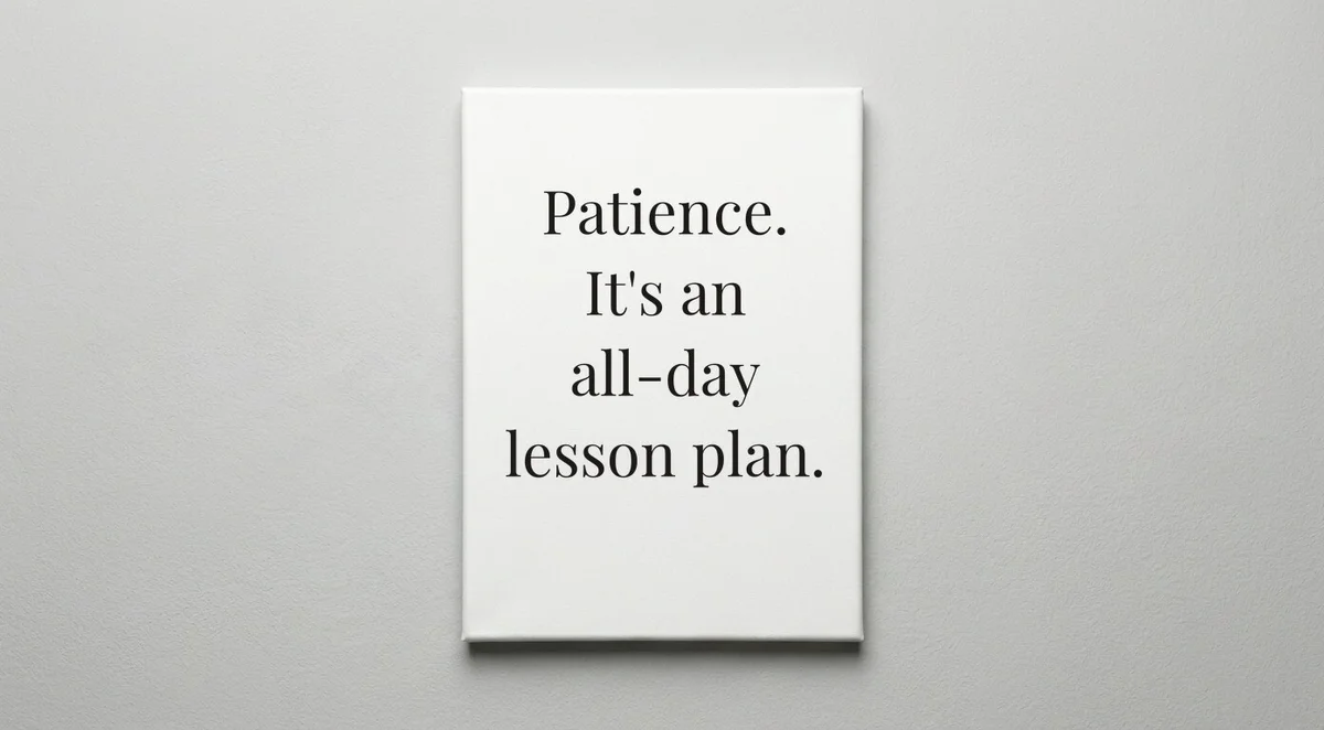 Vice Principal quote wall art - canvas print