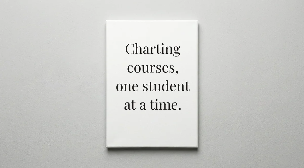 School Counselor quote wall art - canvas print