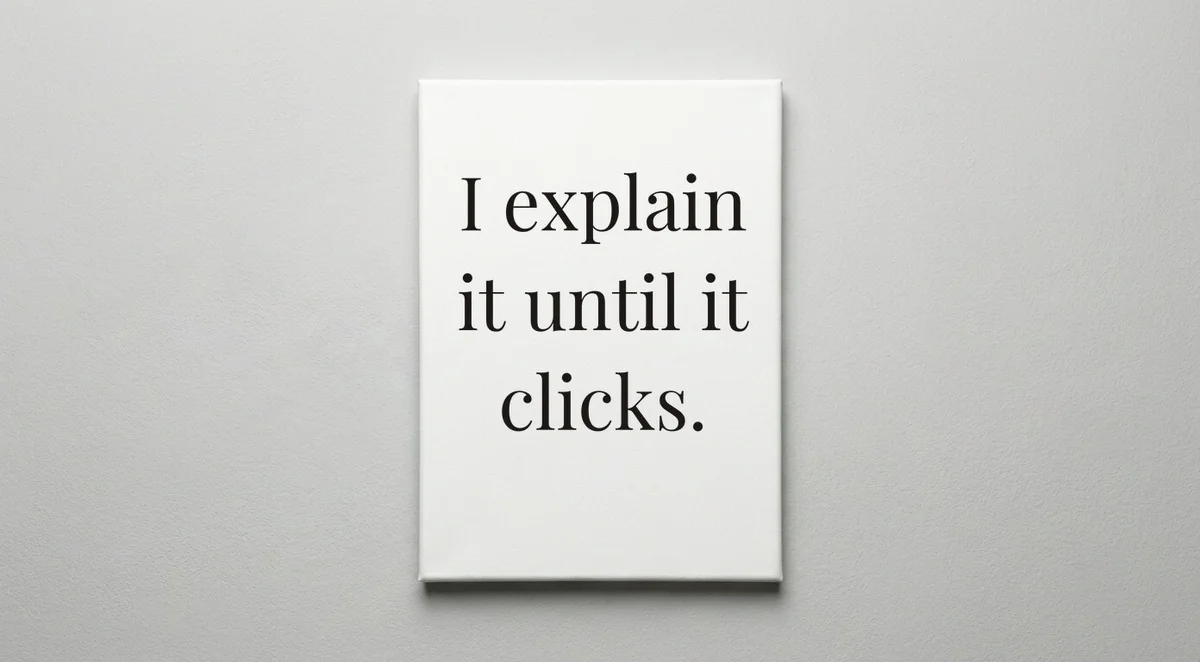 Tutor quote wall art - canvas print