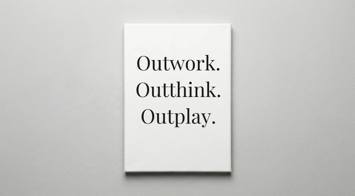 Coach quote wall art - canvas print