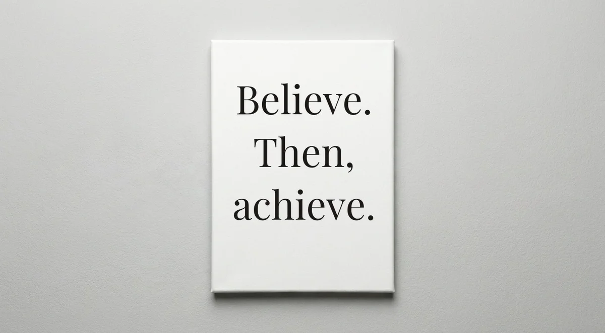 Coach quote wall art - canvas print