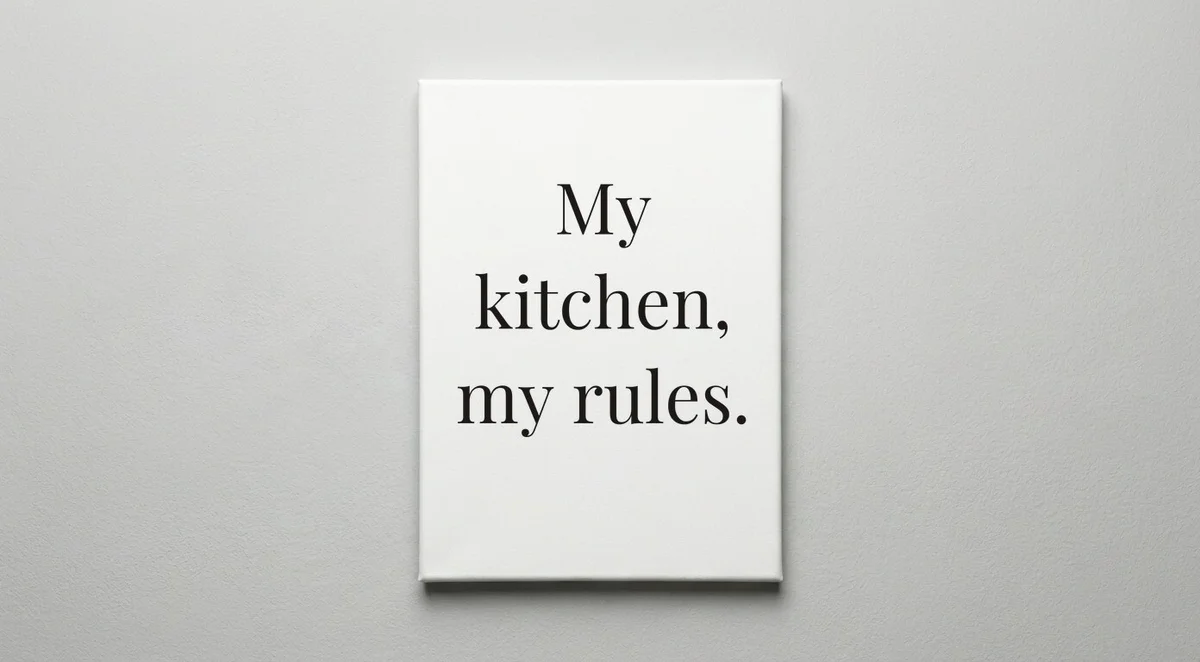 Head Chef quote wall art - canvas print