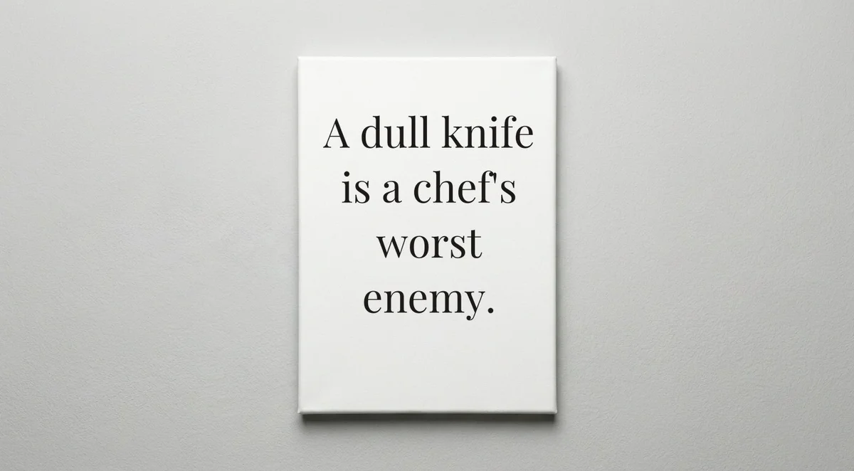 Head Chef quote wall art - canvas print