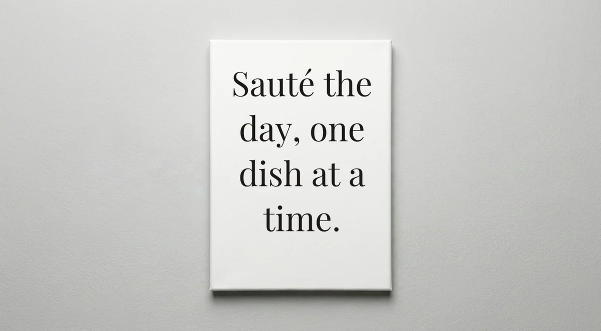 Head Chef quote wall art - canvas print