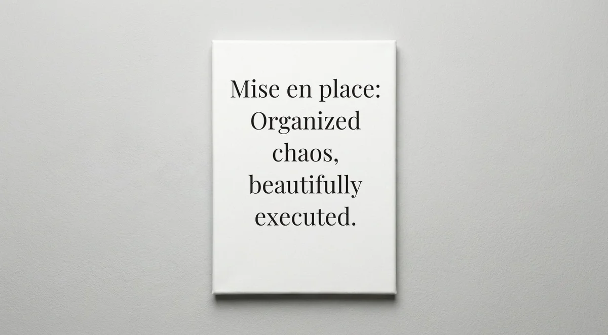 Sous Chef quote wall art - canvas print