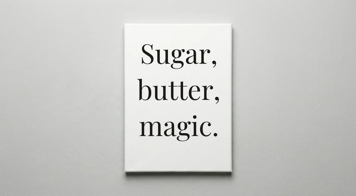 Pastry Chef quote wall art - canvas print